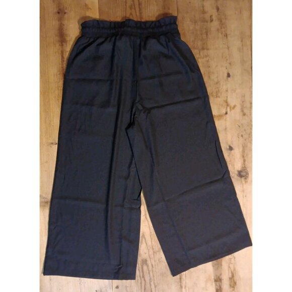 Dokotoo Pants Womens M Black Cropped Wide Leg Casual Elastic Waist Pull On NWT - Picture 6 of 6